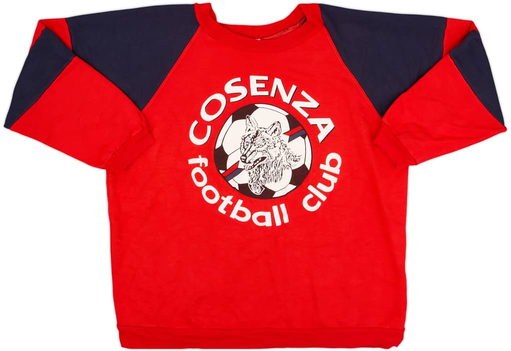 1990-91 Cosenza Le Felpe Dei Grandi Club Sweat Top - 8/10 - (L)