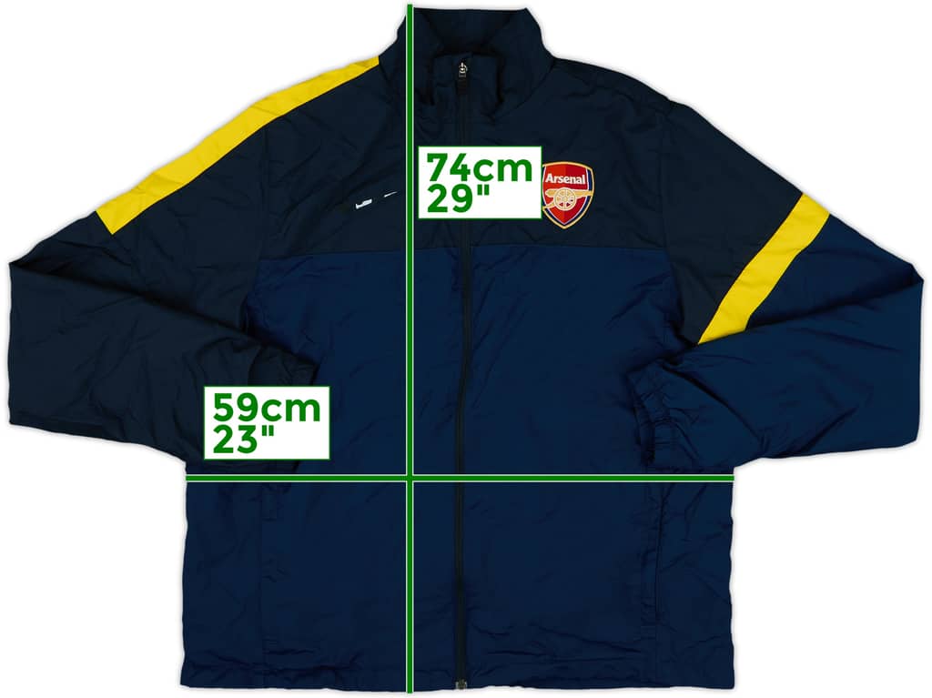 2012-13 Arsenal Nike Track Jacket - 4/10 - (L)