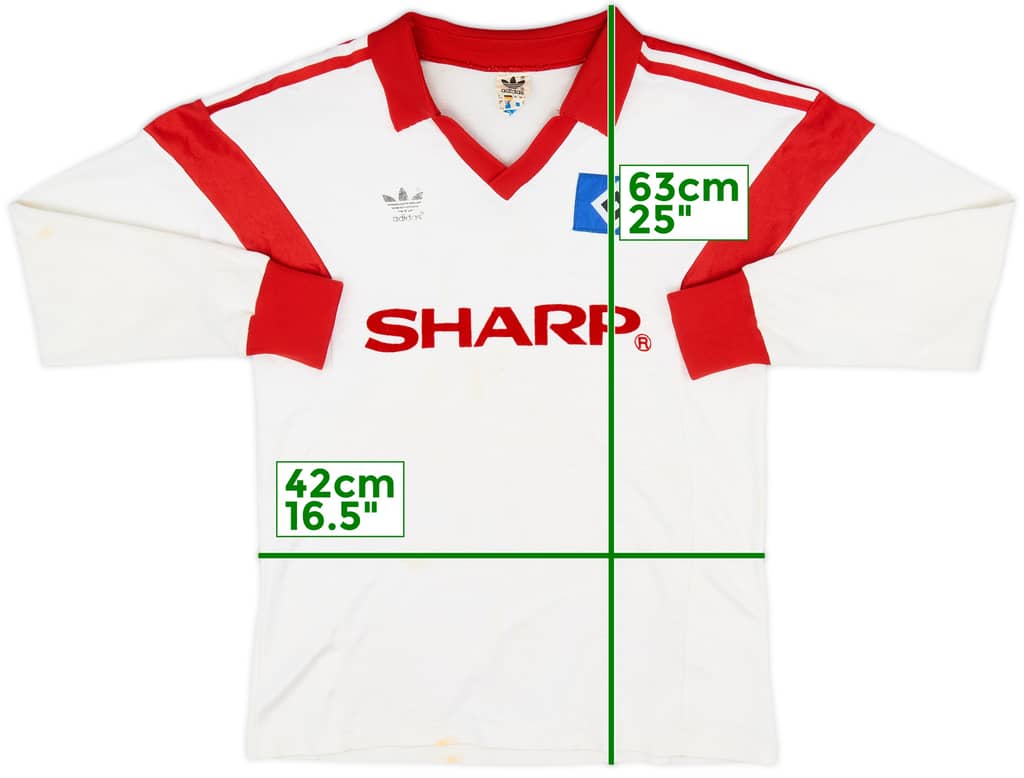 1988-89 Hamburg Home L/S Shirt - 7/10 - (S)