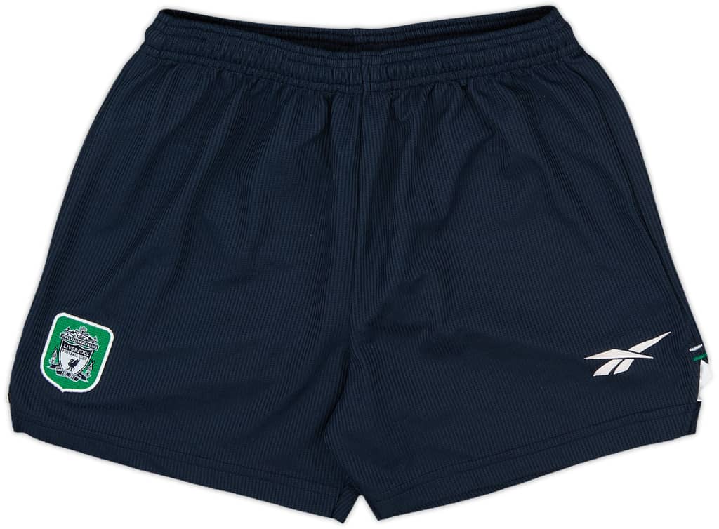 1999-00 Liverpool Away Shorts - 9/10 - (XL.Boys)