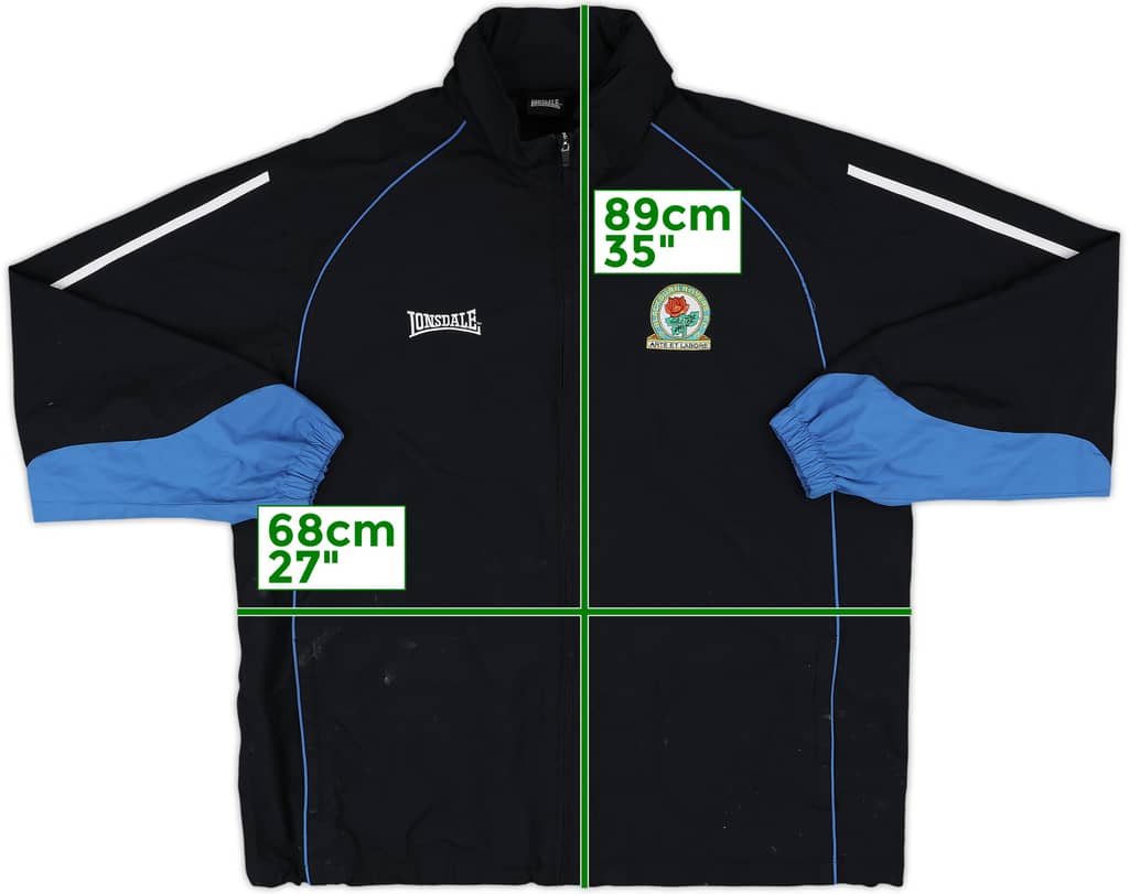 2006-07 Blackburn Rovers Lonsdale Hooded Rain Coat - 7/10 - (XL)