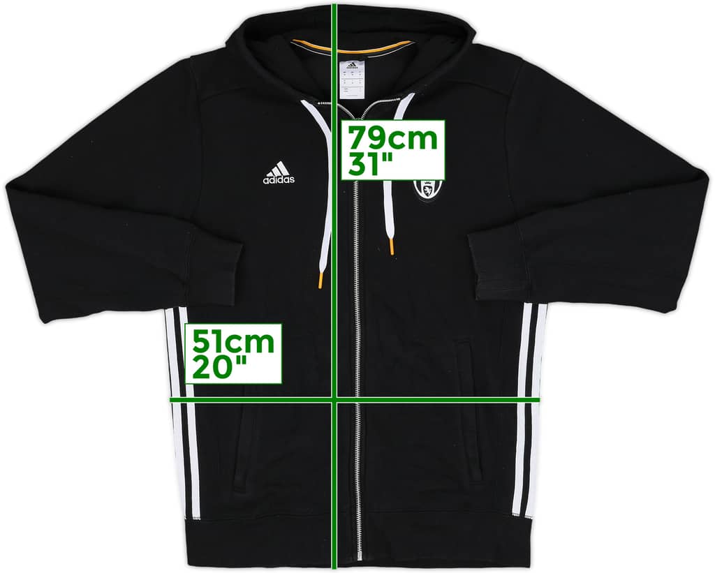 2016-17 Juventus adidas Hooded Track Jacket - 8/10 - (M)