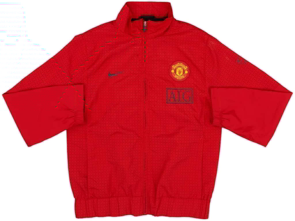 2008-09 Manchester United Nike Track Jacket - 8/10 - (M.Boys)