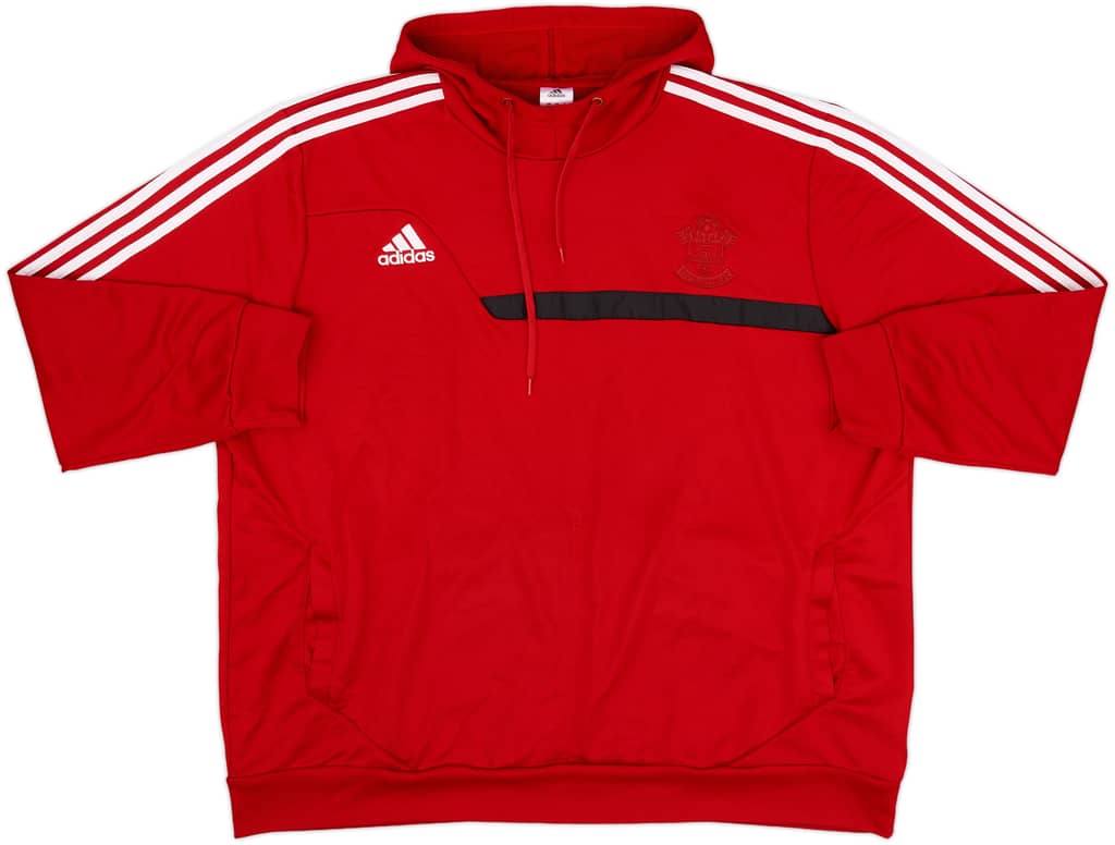 2013-14 Southampton adidas Hooded Sweat Top - 8/10 - (3XL)