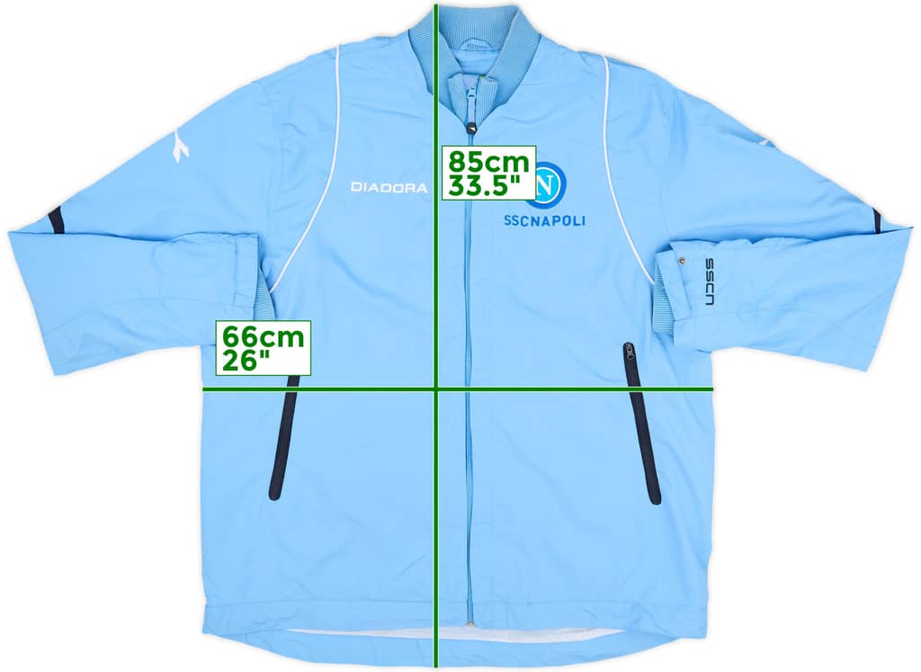 2006-08 Napoli Diadora Track Jacket - 8/10 - (XL)