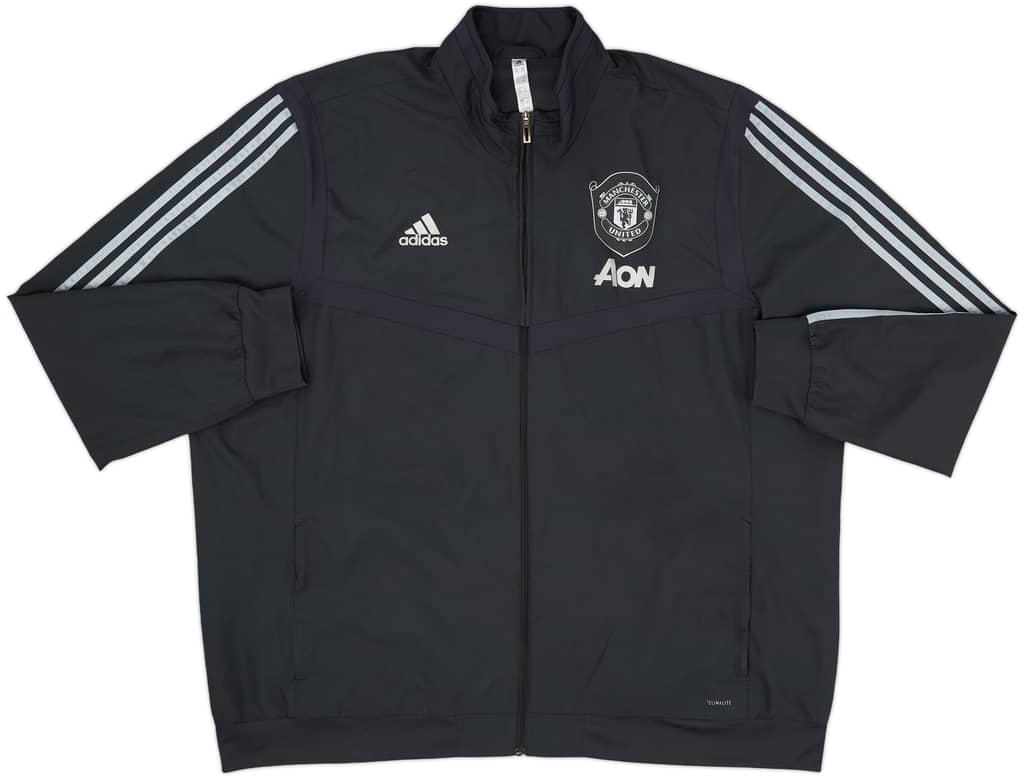 2019-20 Manchester United adidas Track Jacket - 8/10 - (3XL)