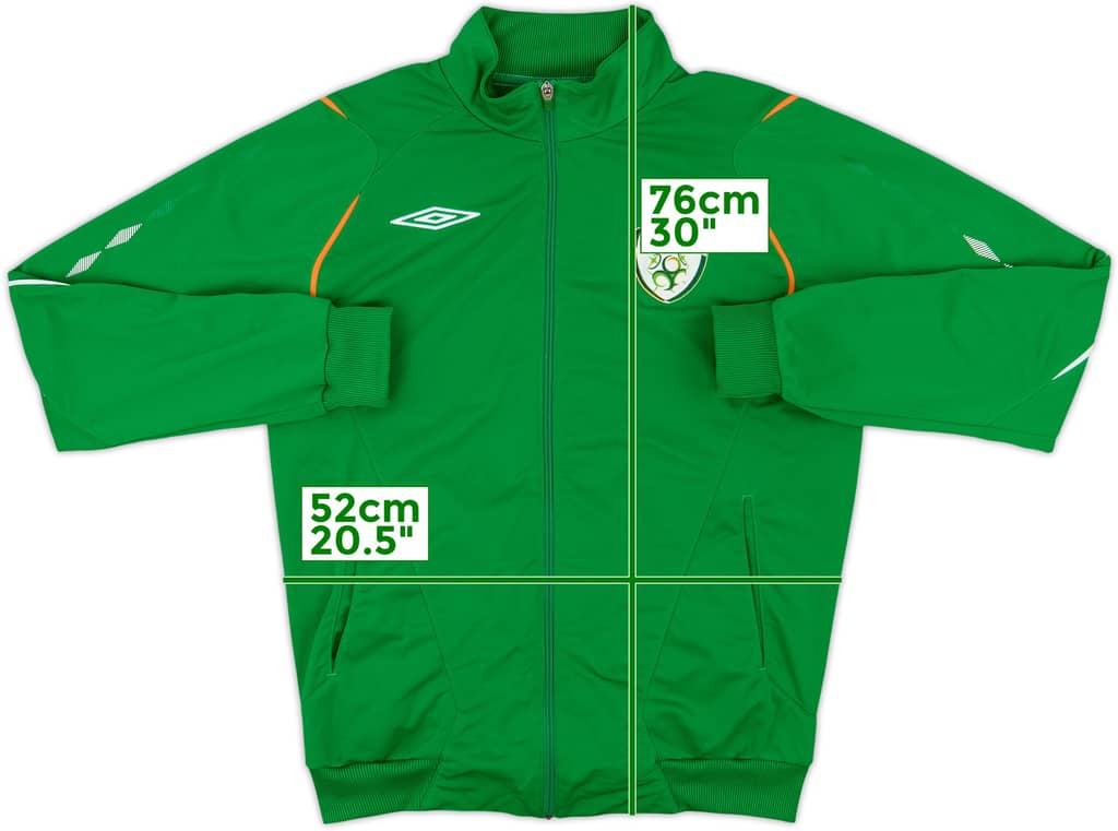 2007-09 Ireland Umbro Track Jacket - 9/10 - (M)