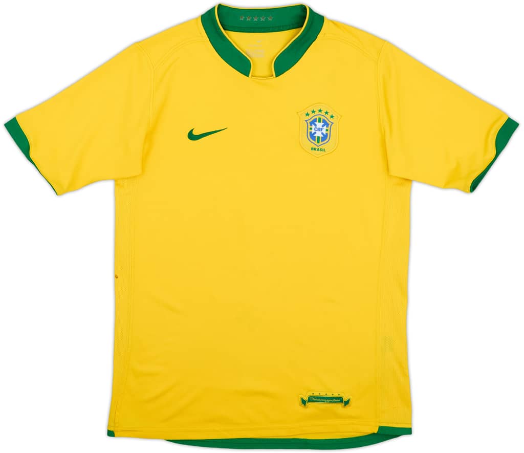 2006-08 Brazil Home Shirt - 6/10 - (XL.Boys)