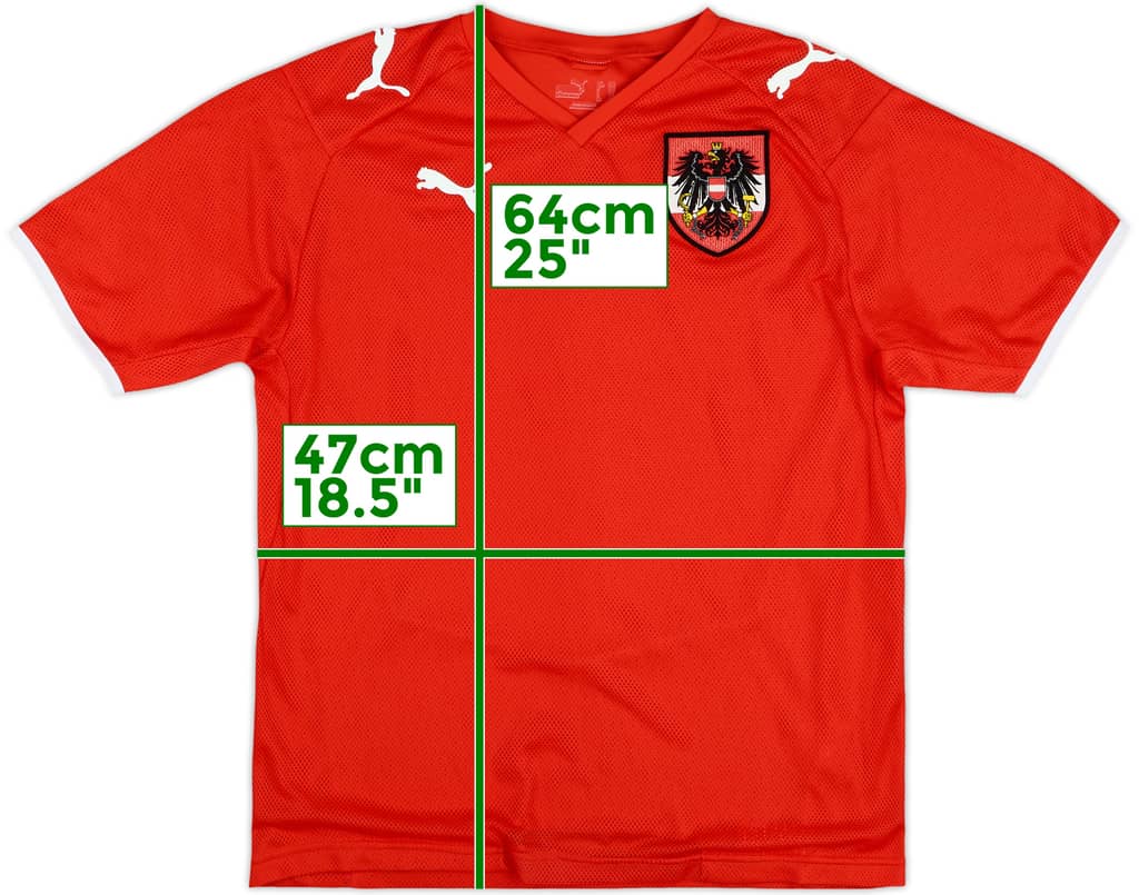 2008-09 Austria Home Shirt - 8/10 - (XL.Boys)