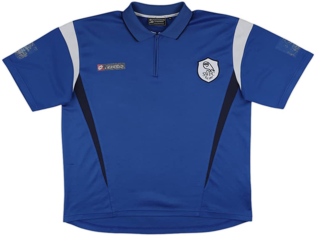 2007-09 Sheffield Wednesday Lotto 1/4 Zip Polo Shirt - 5/10 - (XXL)
