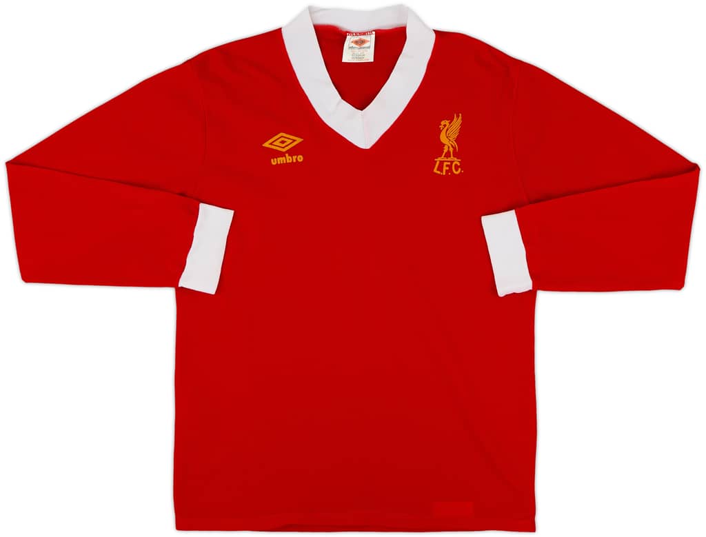 1976-79 Liverpool Home L/S Shirt - 8/10 - (M)