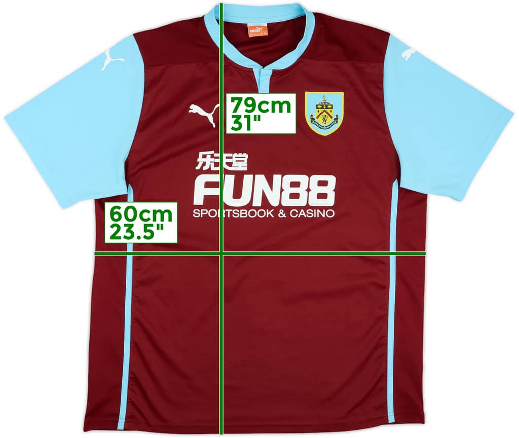 2014-15 Burnley Home Shirt - 8/10 - (XXL)