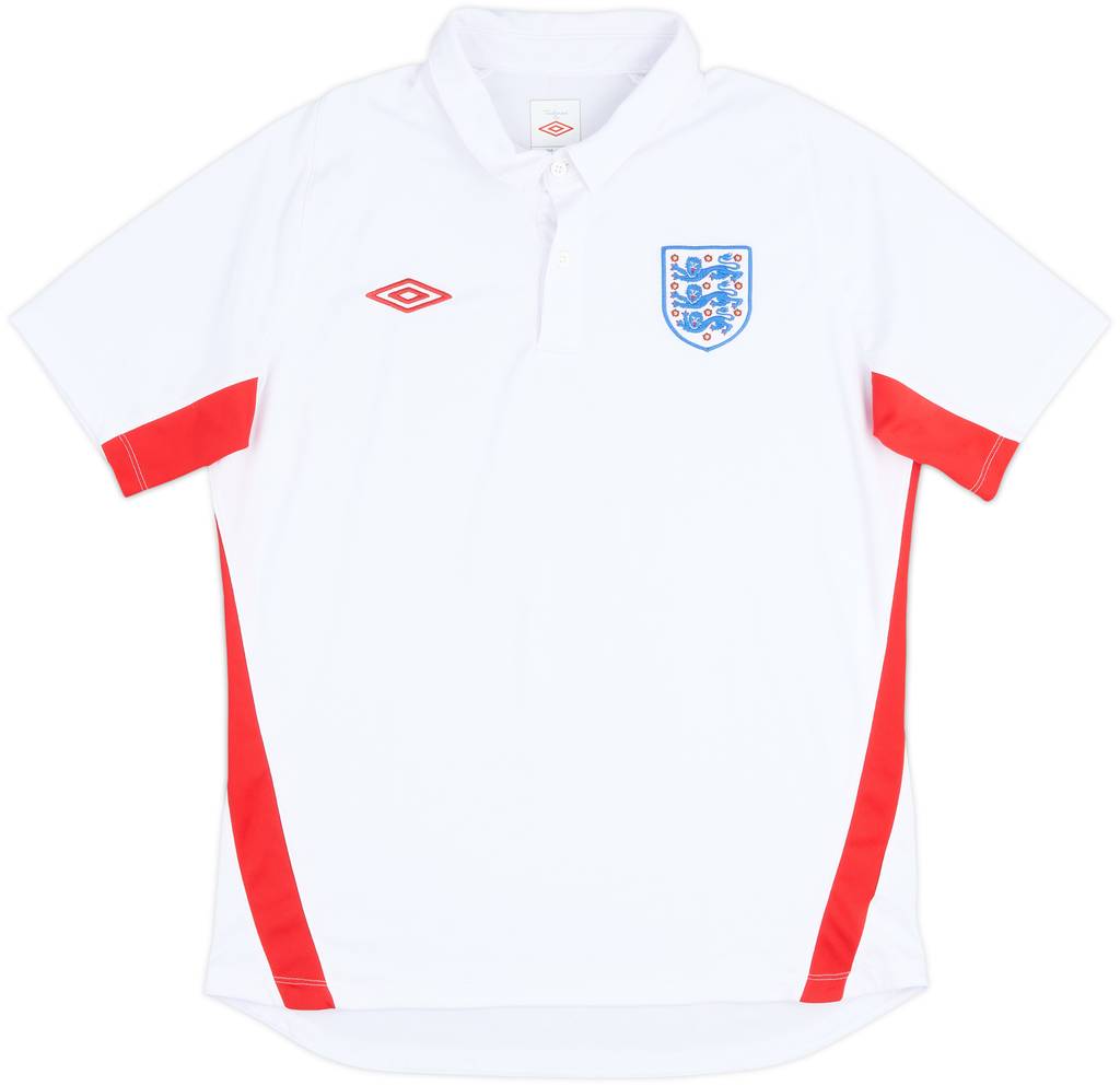 2010-11 England Umbro Polo Shirt - 7/10 - (XL)