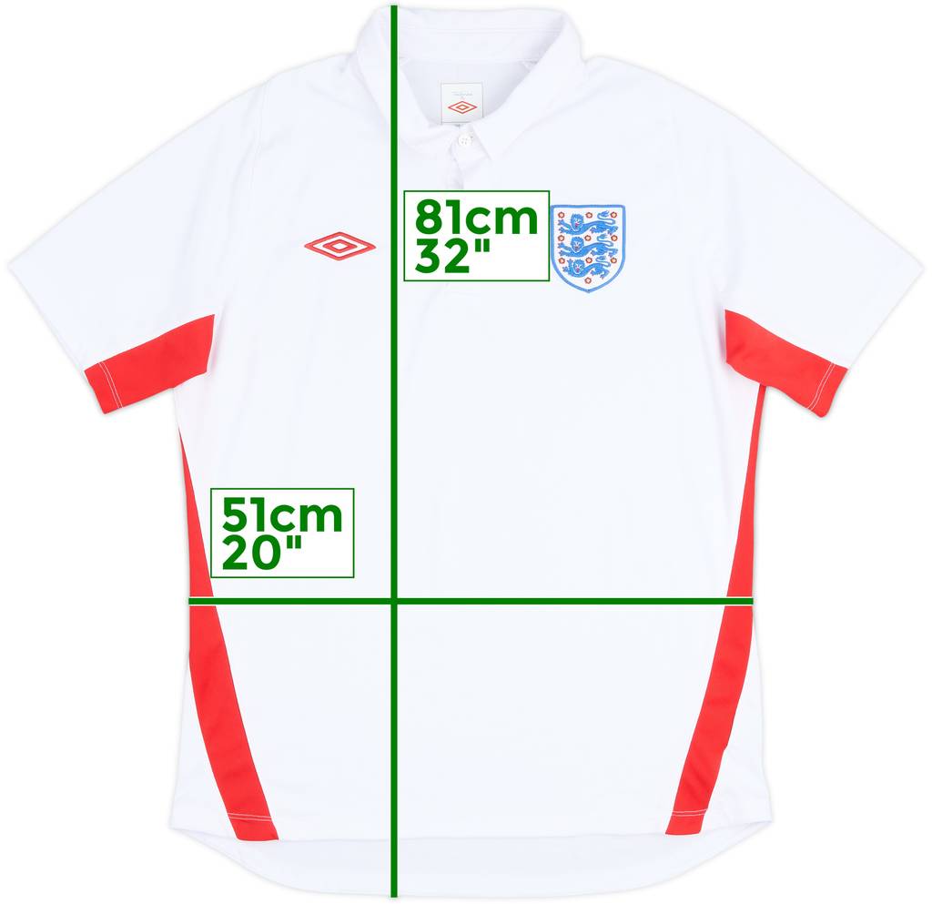 2010-11 England Umbro Polo Shirt - 7/10 - (XL)