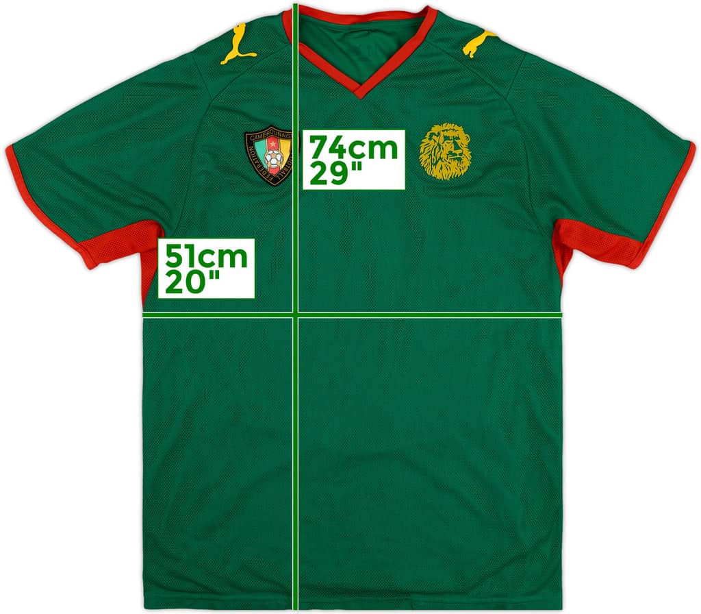 2008-09 Cameroon Home Shirt - 8/10 - (L)