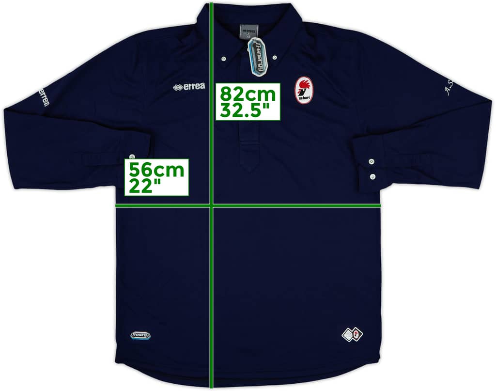 2007-08 Bari Errea Polo L/S Shirt (XL)
