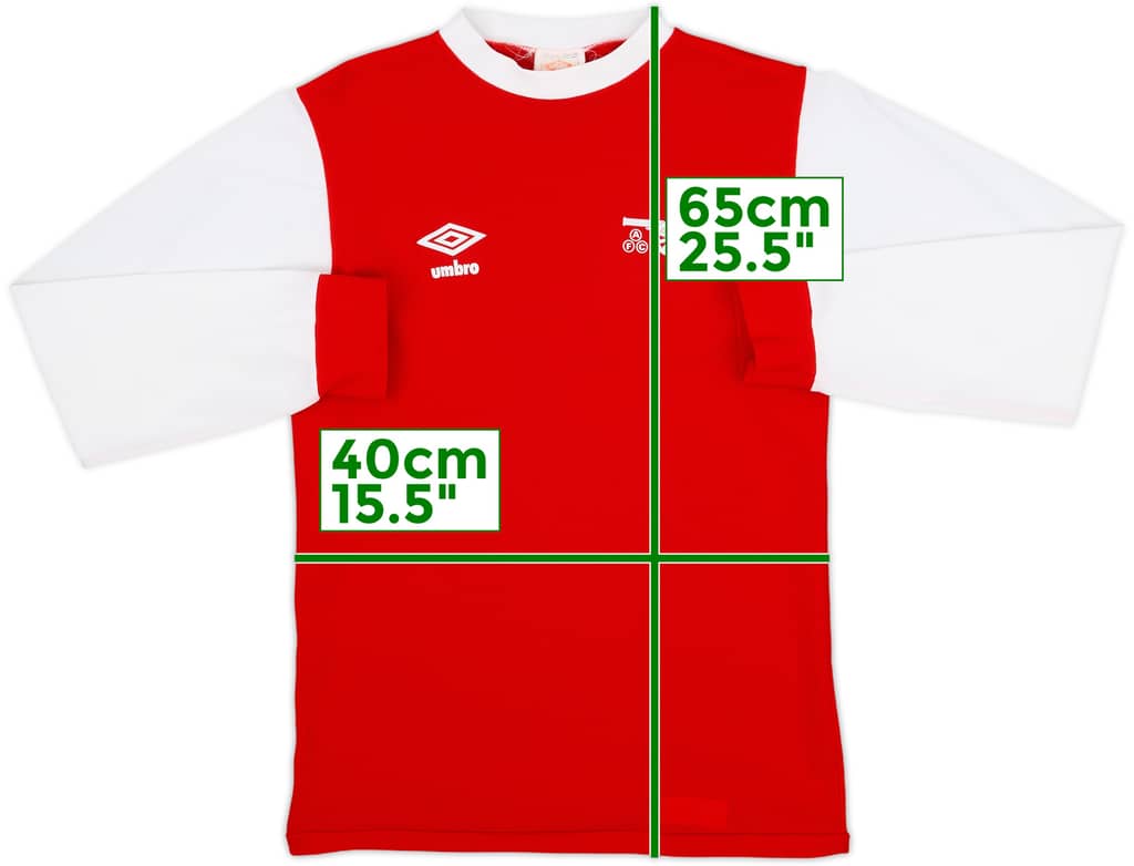 1978-81 Arsenal Home L/S Shirt - 9/10 - (S)
