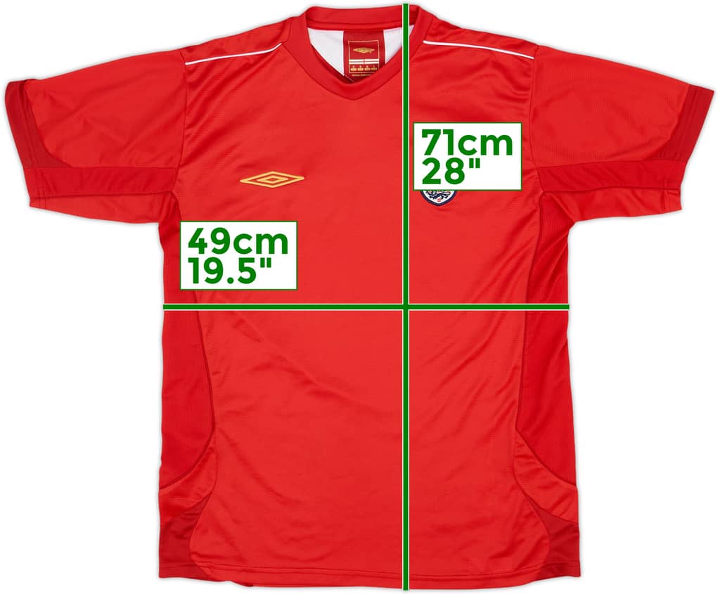 2006-07 England Umbro Training Shirt - 10/10 - (M)