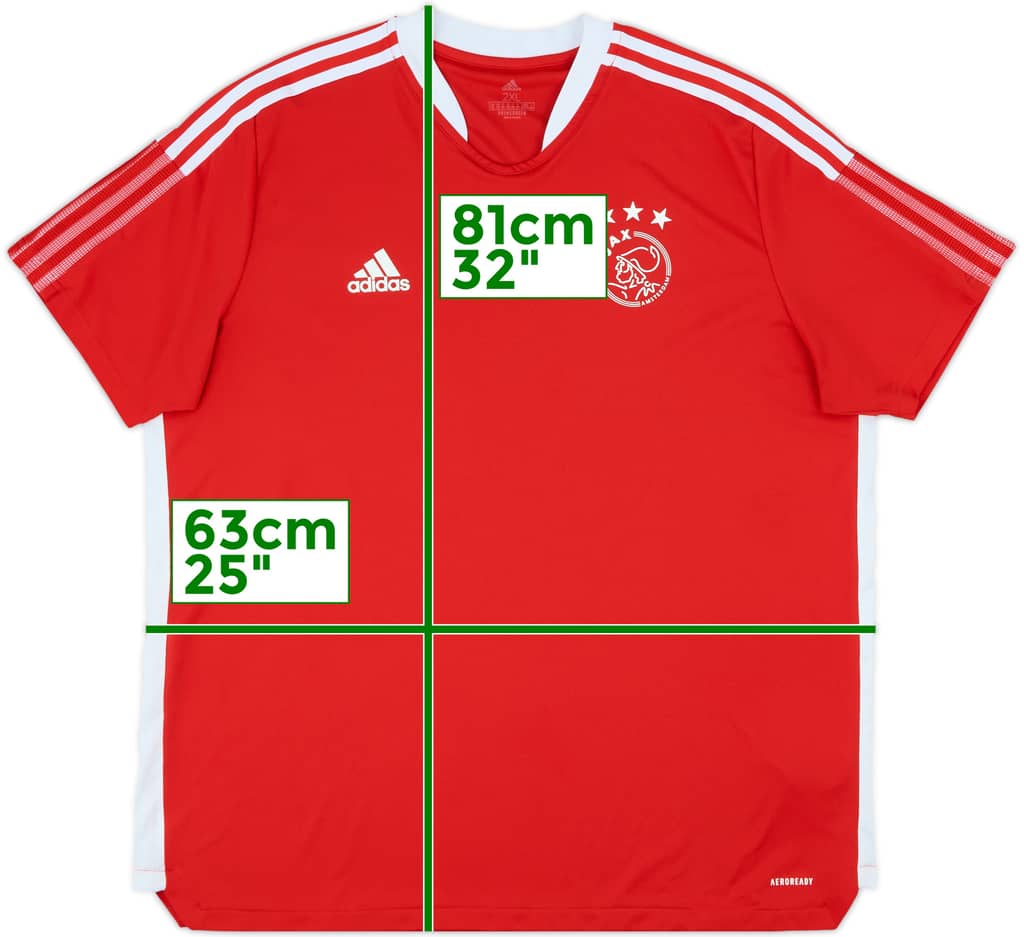 2021-22 Ajax adidas Training Shirt - 7/10 - (XXL)