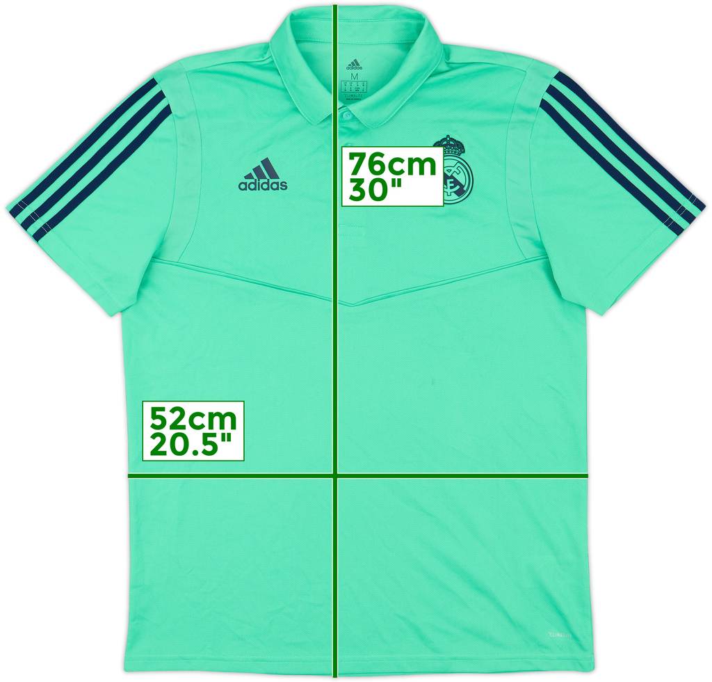 2019-20 Real Madrid adidas Polo Shirt - 8/10 - (M)