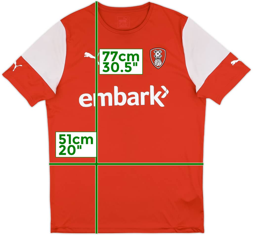 2019-20 Rotherham Home Shirt - 7/10 - (L)