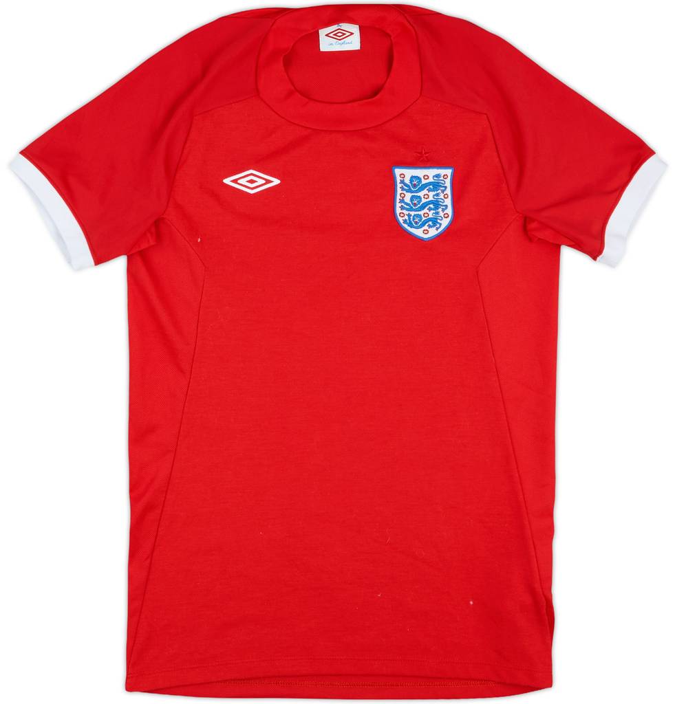 2010-11 England Away Shirt - 8/10 - (M.Boys)