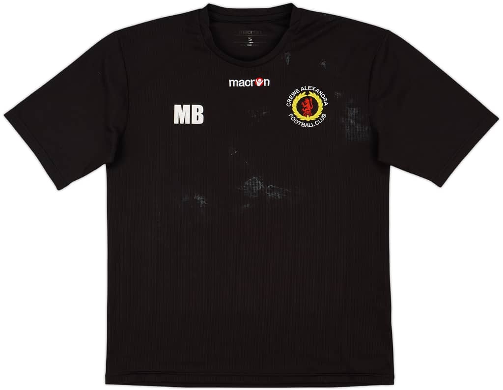 2010-11 Crewe Alexandra Macron Staff Issue Training Shirt MB - 4/10 - (S)