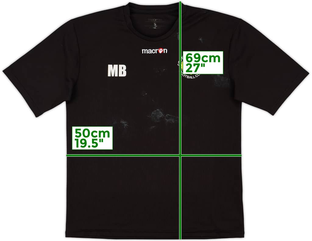 2010-11 Crewe Alexandra Macron Staff Issue Training Shirt MB - 4/10 - (S)