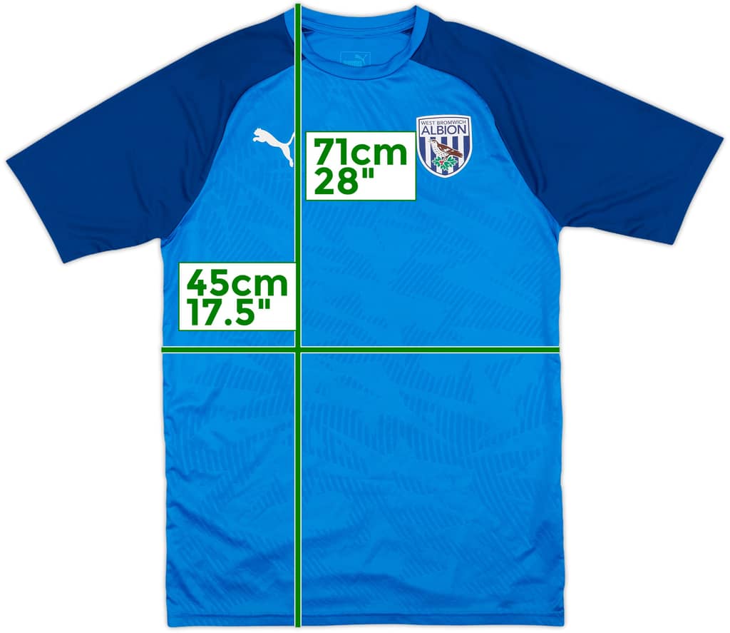 2018-19 West Brom Puma Training Shirt - 9/10 - (M)