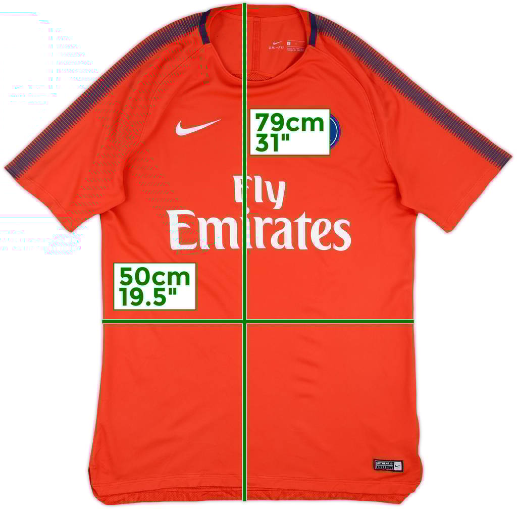 2017-18 Paris Saint-Germain Nike Training Shirt - 7/10 - (L)