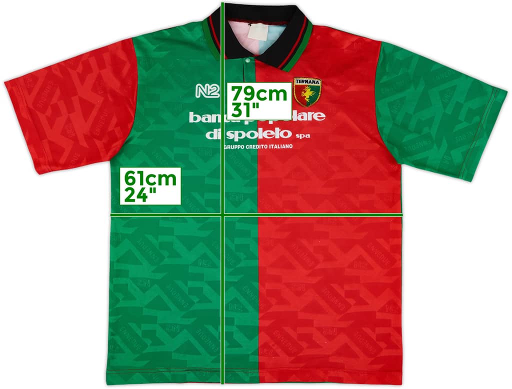 1996-97 Ternana Home Shirt - 9/10 - (XL)