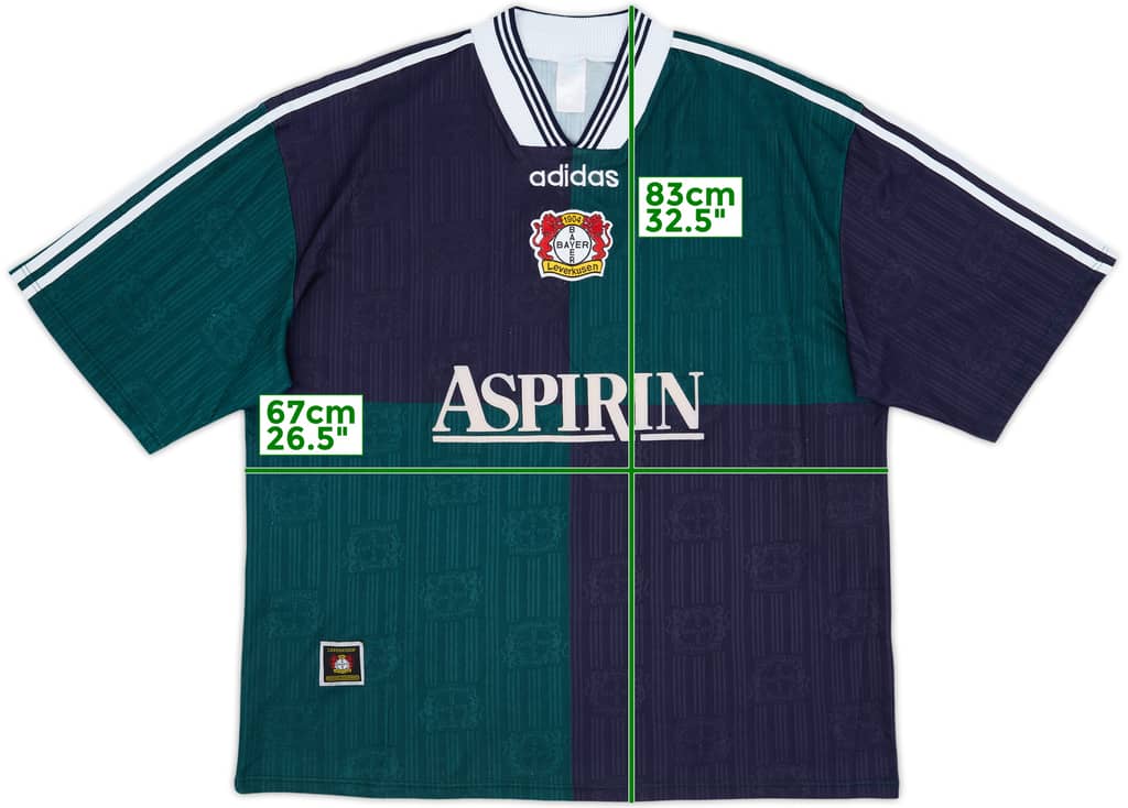 1997-98 Bayer Leverkusen Away Shirt - 8/10 - (XXL)