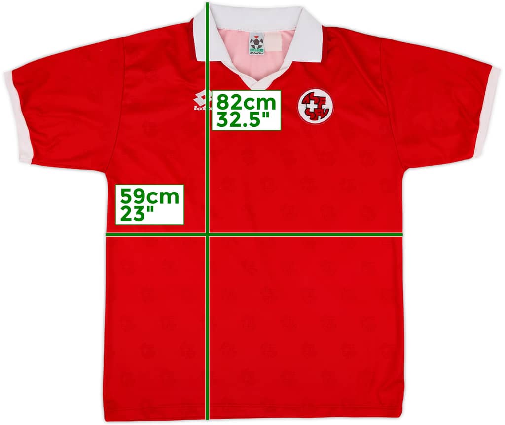 1994-96 Switzerland Home Shirt - 8/10 - (XL)
