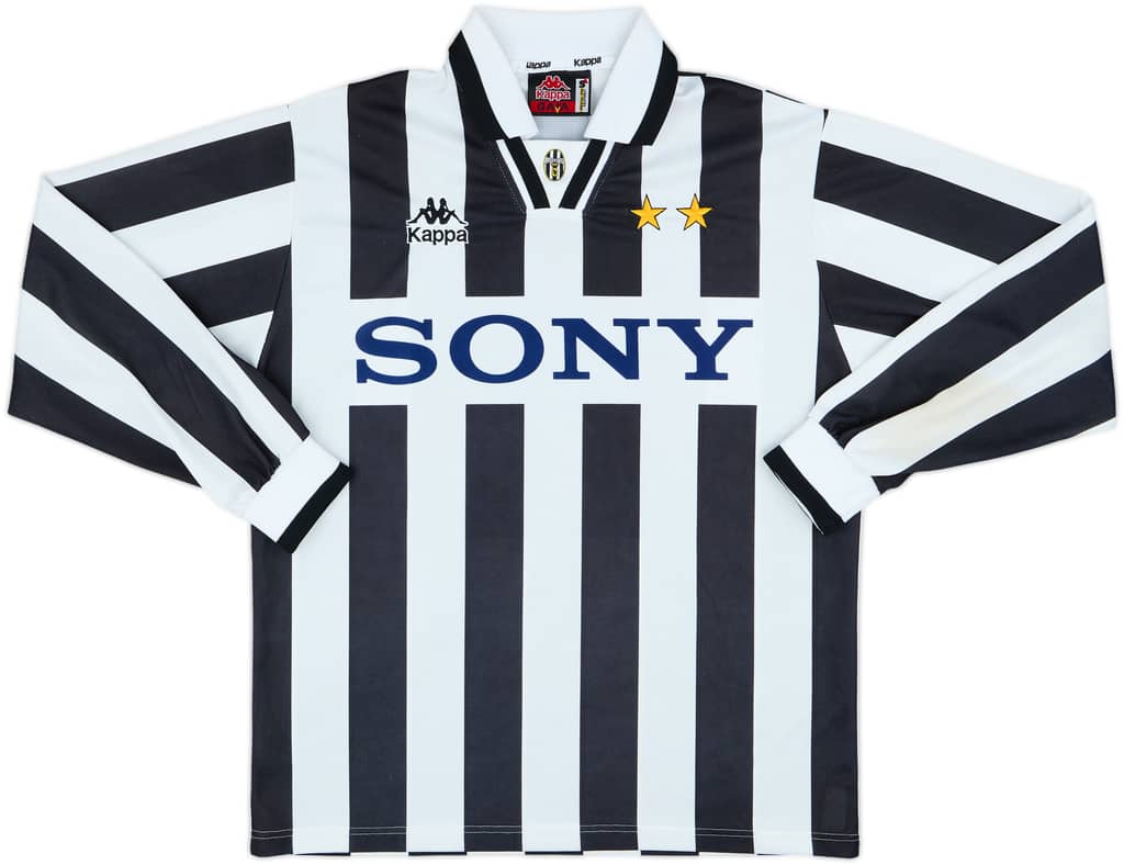 1995-97 Juventus Camiseta Local Manga Larga - 8/10 - (S)