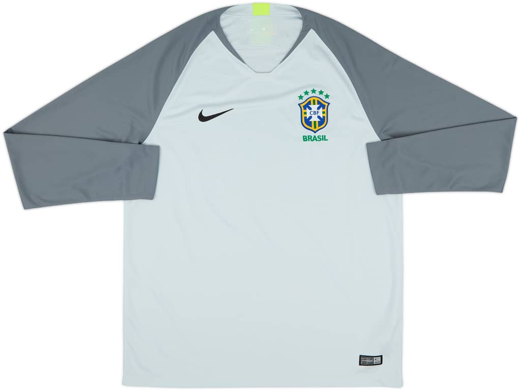 2018-19 Brazil GK Shirt - 8/10 - (L)