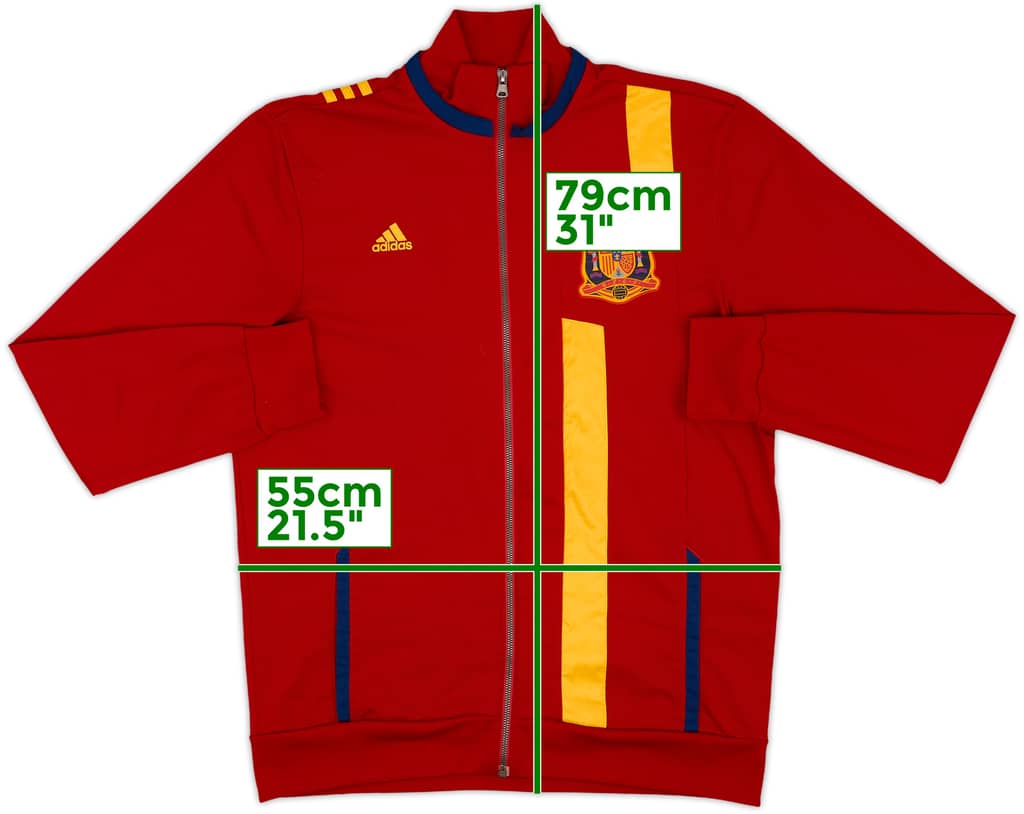 2012-13 Spain adidas Track Jacket - 9/10 - (L)