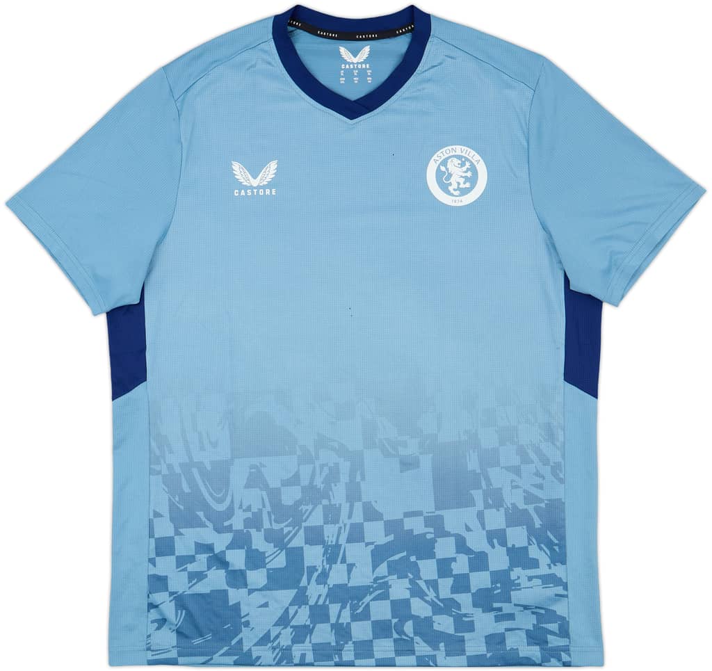 2023-24 Aston Villa Castore Training Shirt - 6/10 - (XL)