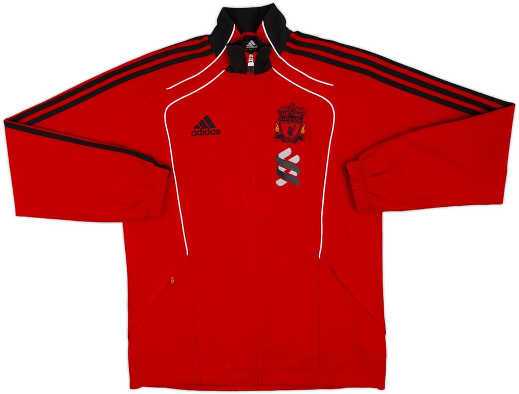 2010-11 Liverpool adidas Track Jacket - 5/10 - (XL.Boys)