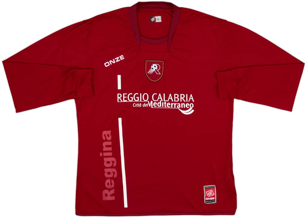 2009-10 Reggina Home L/S Shirt - 9/10 - (M)