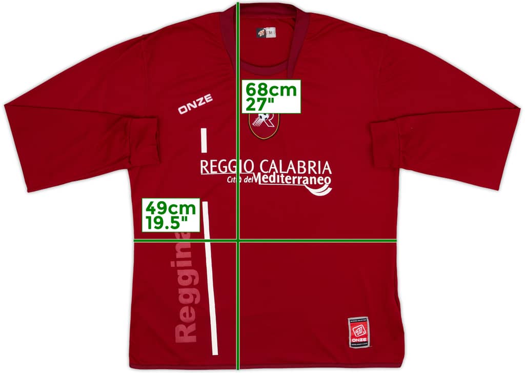 2009-10 Reggina Home L/S Shirt - 9/10 - (M)