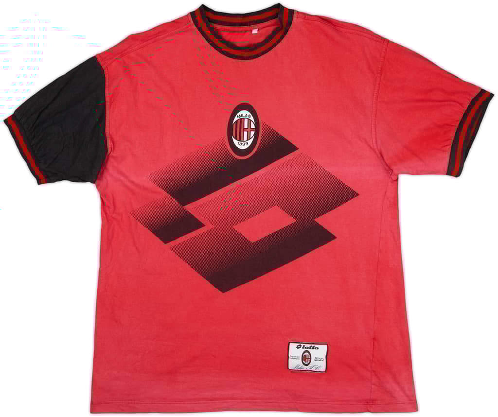 1994-95 AC Milan Lotto Cotton Tee - 6/10 - (M)