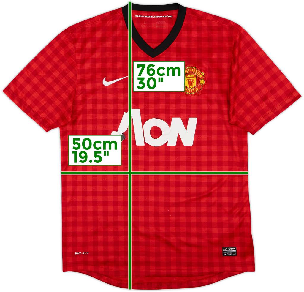 2012-13 Manchester United Home Shirt - 4/10 - (M)