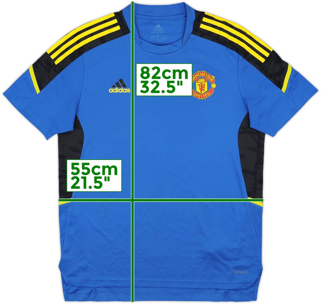 2021-22 Manchester United adidas Training Shirt - 8/10 - (L)