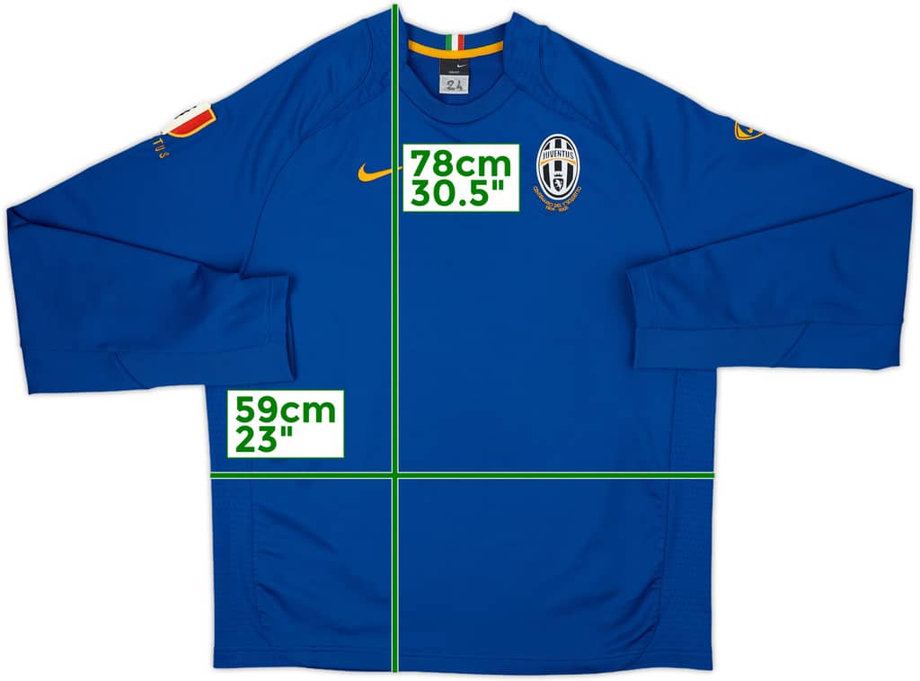 2005-06 Juventus Nike Centenary Sweat Top - 8/10 - (L)