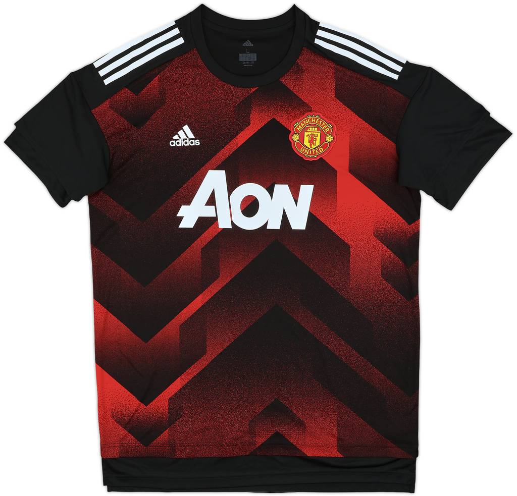 2017-18 Manchester United adidas Training Shirt - 9/10 - (L)