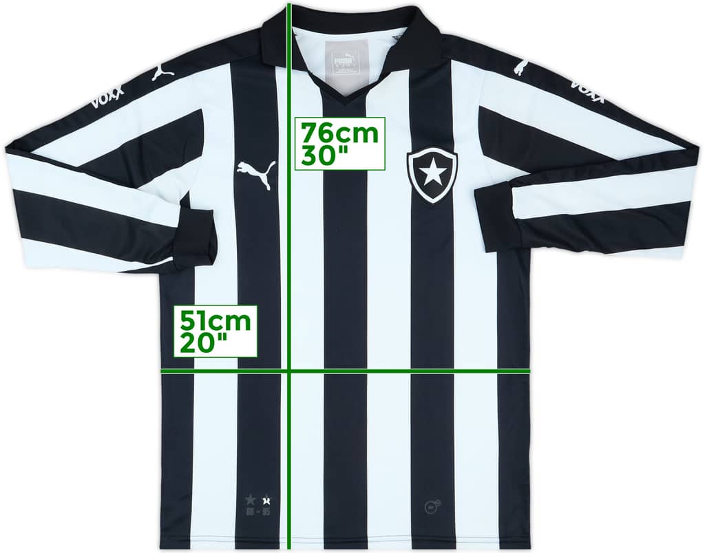 2015 Botafogo Home L/S Shirt - 8/10 - (L)