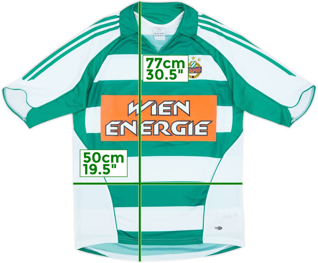 2005-06 Rapid Vienna Home Shirt - 8/10 - (M)