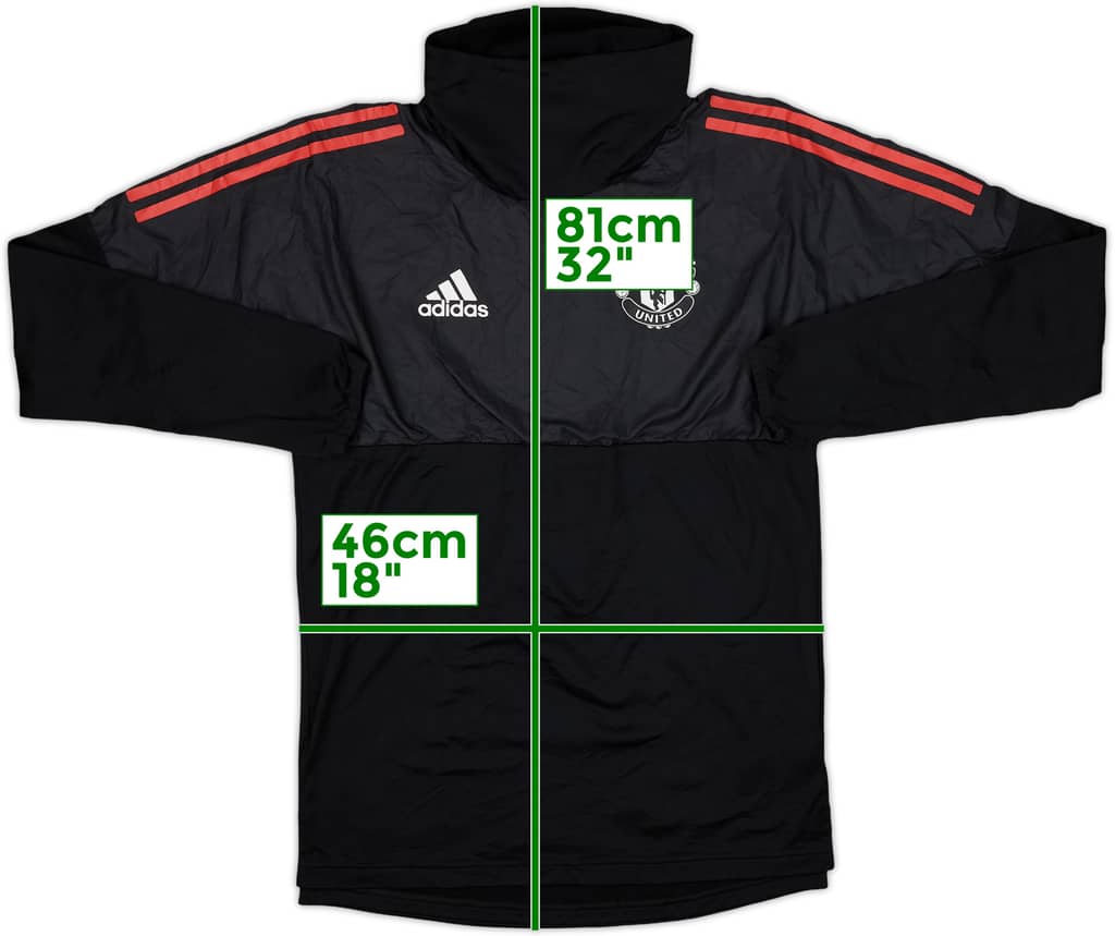 2017-18 Manchester United adidas Drill Top - 9/10 - (XS)