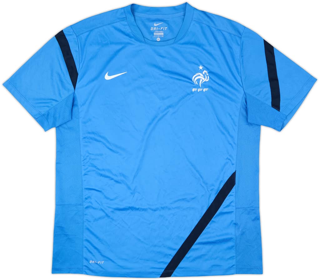 2012-14 France Nike Training Shirt - 9/10 - (XL)