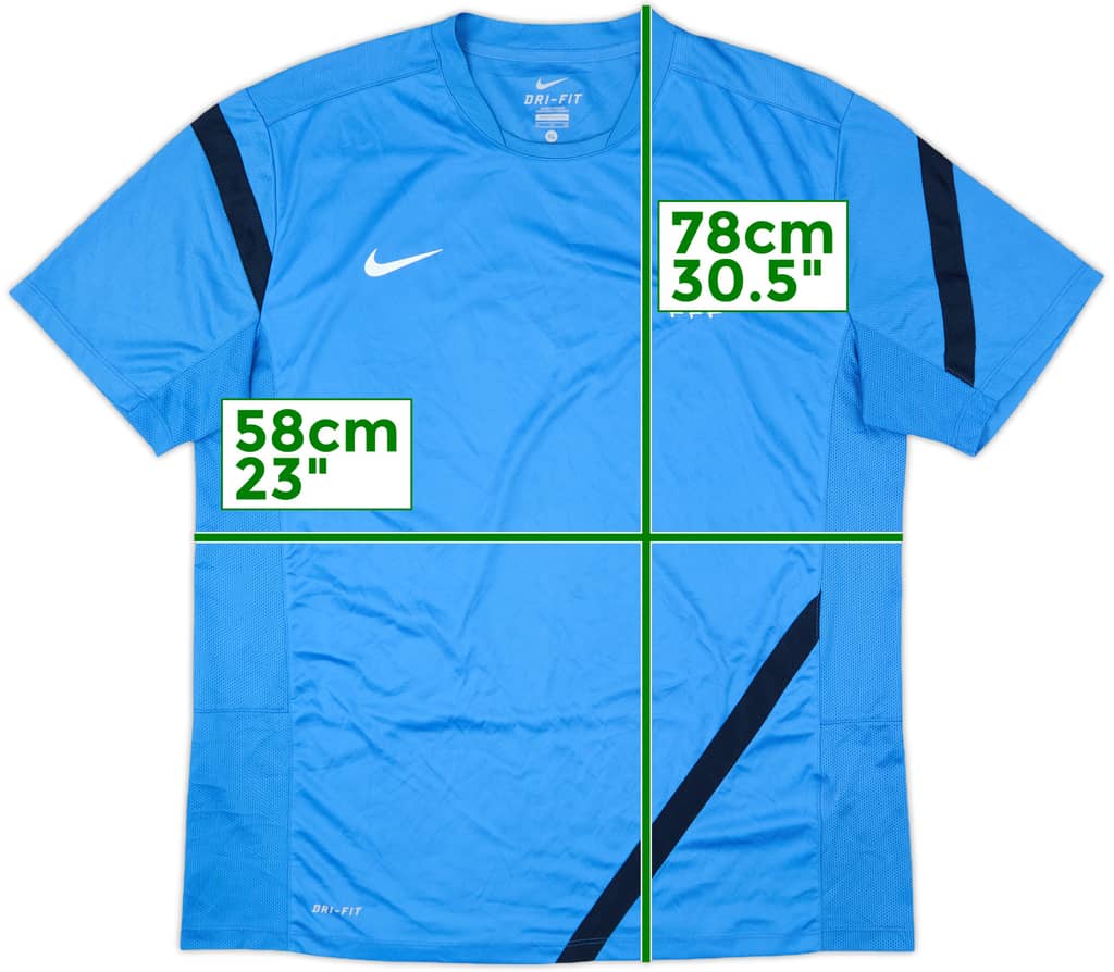 2012-14 France Nike Training Shirt - 9/10 - (XL)